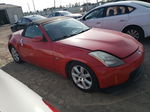 2005 Nissan 350z Roadster Red vin: JN1AZ36D35M700488