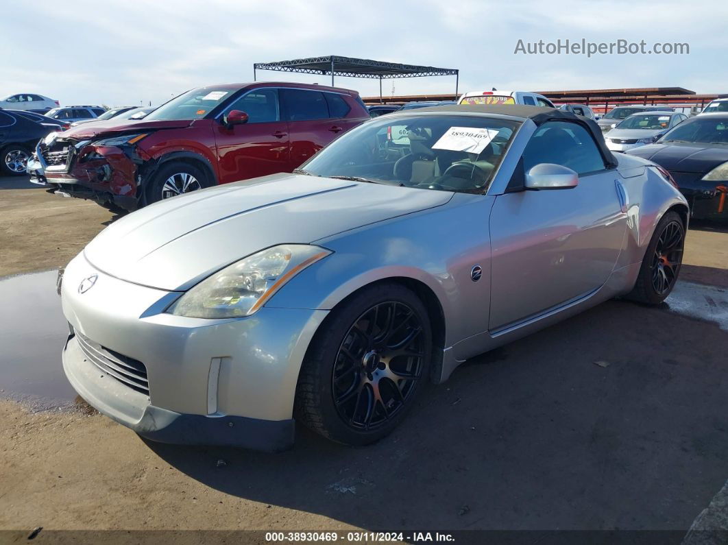 2005 Nissan 350z Enthusiast Silver vin: JN1AZ36D55M700654