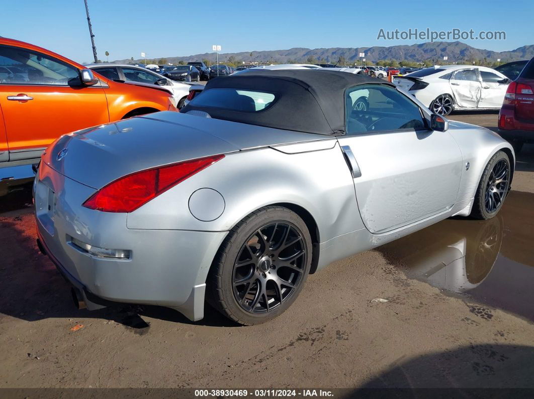 2005 Nissan 350z Enthusiast Silver vin: JN1AZ36D55M700654