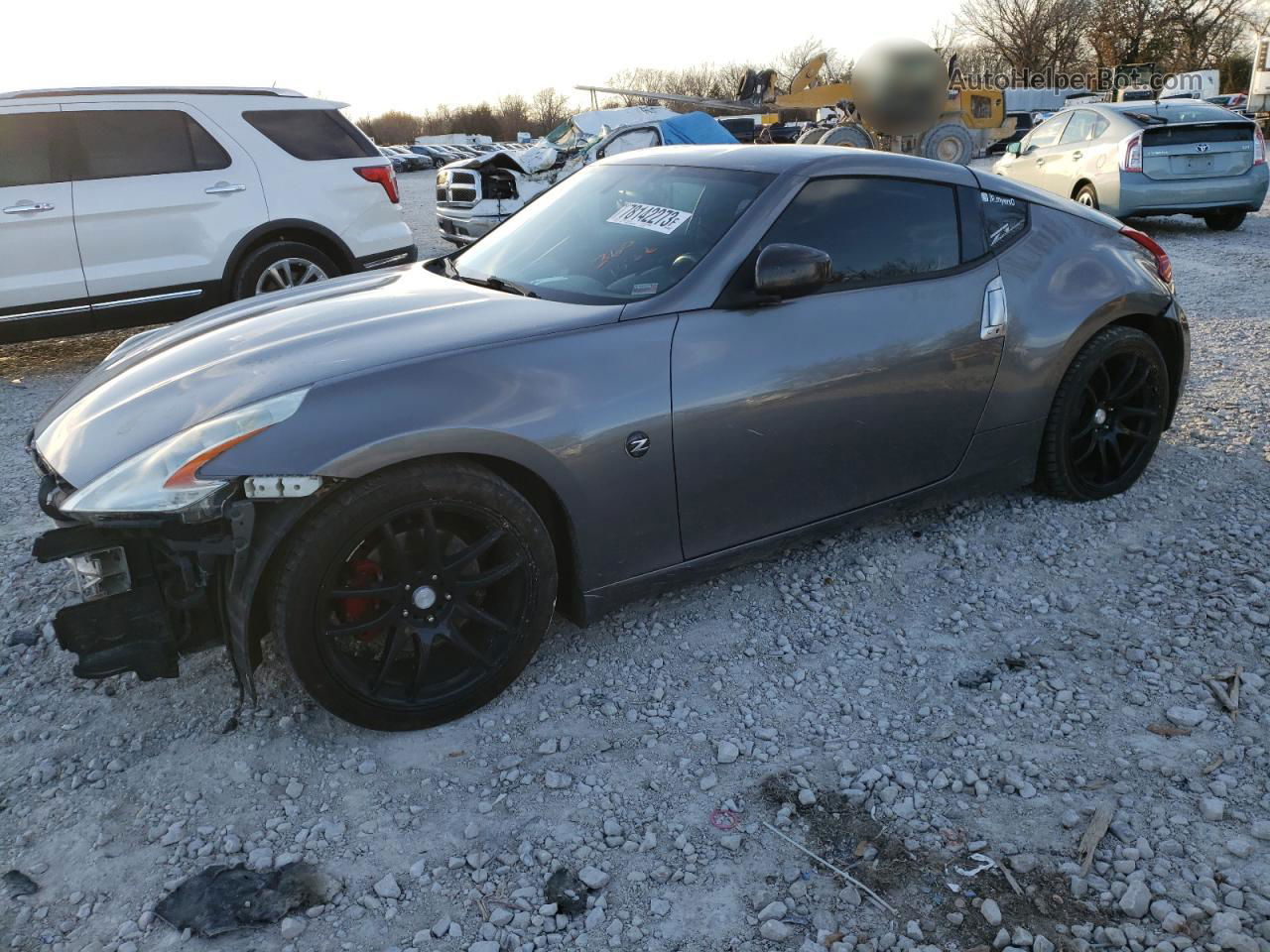 2014 Nissan 370z Base Серый vin: JN1AZ4EH1EM632332