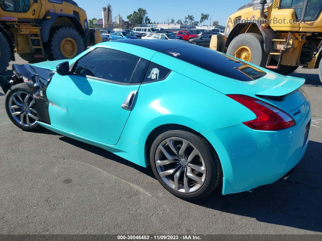 2014 Nissan 370z Бирюзовый vin: JN1AZ4EH1EM634209