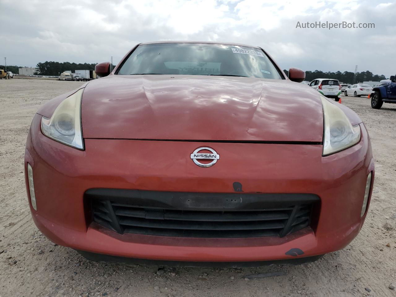 2014 Nissan 370z Base Красный vin: JN1AZ4EH1EM637241