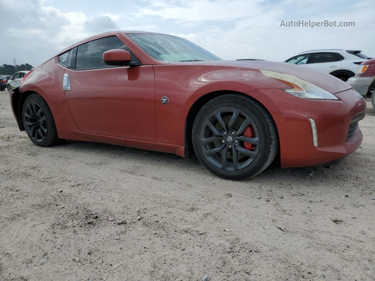 2014 Nissan 370z Base Красный vin: JN1AZ4EH1EM637241