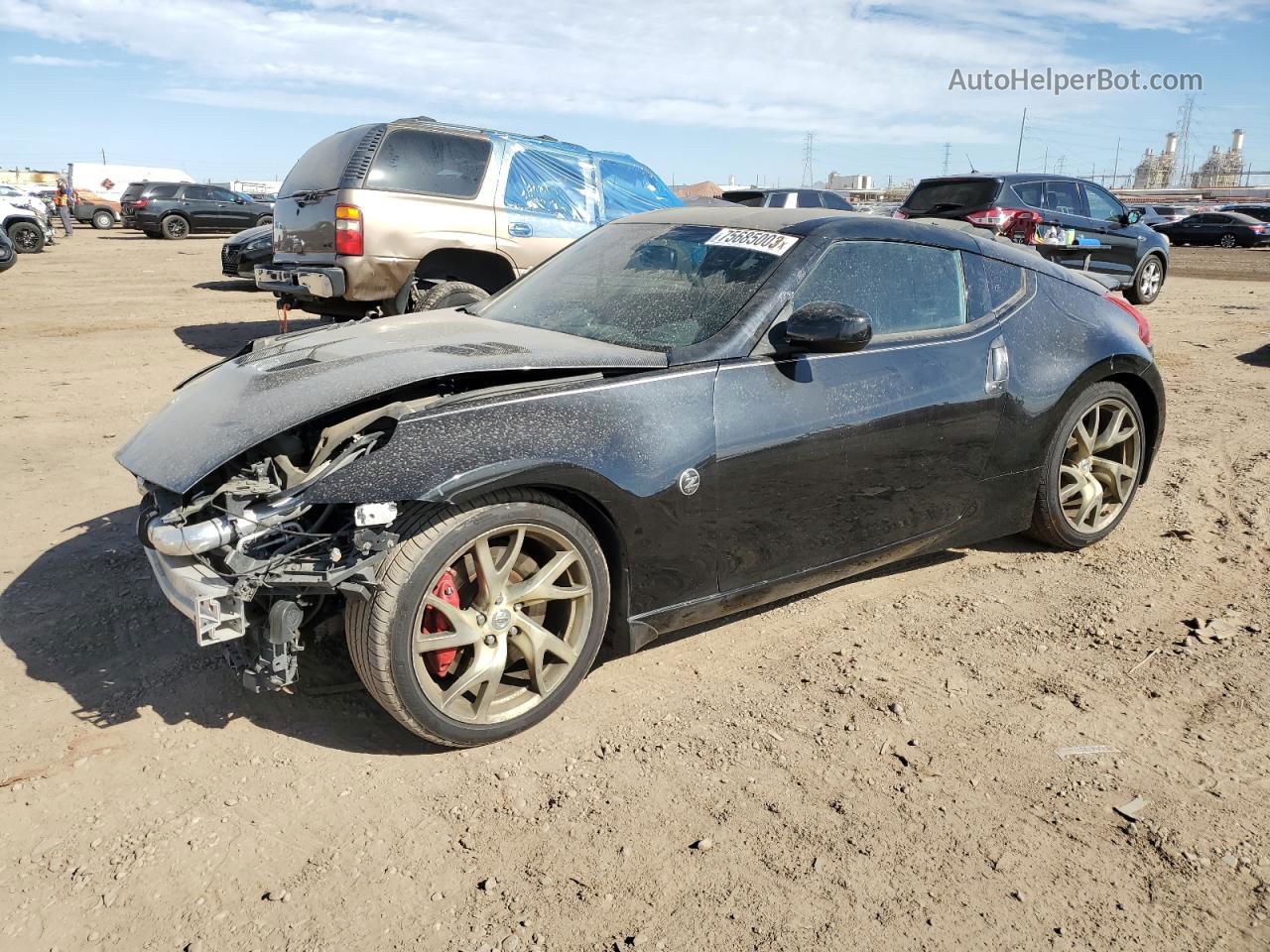 2014 Nissan 370z Base Black vin: JN1AZ4EH2EM630105