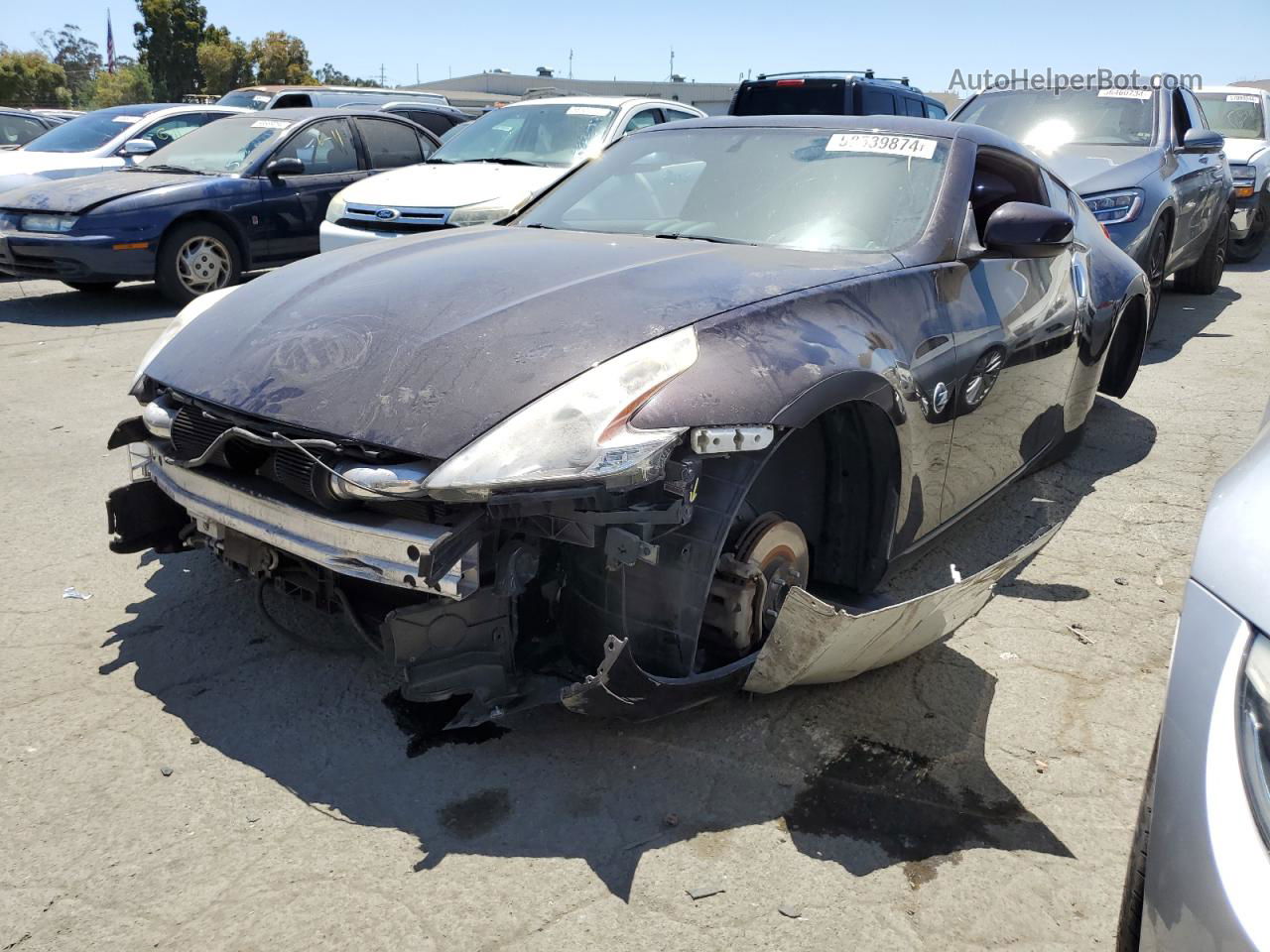 2014 Nissan 370z Base Purple vin: JN1AZ4EH2EM631478