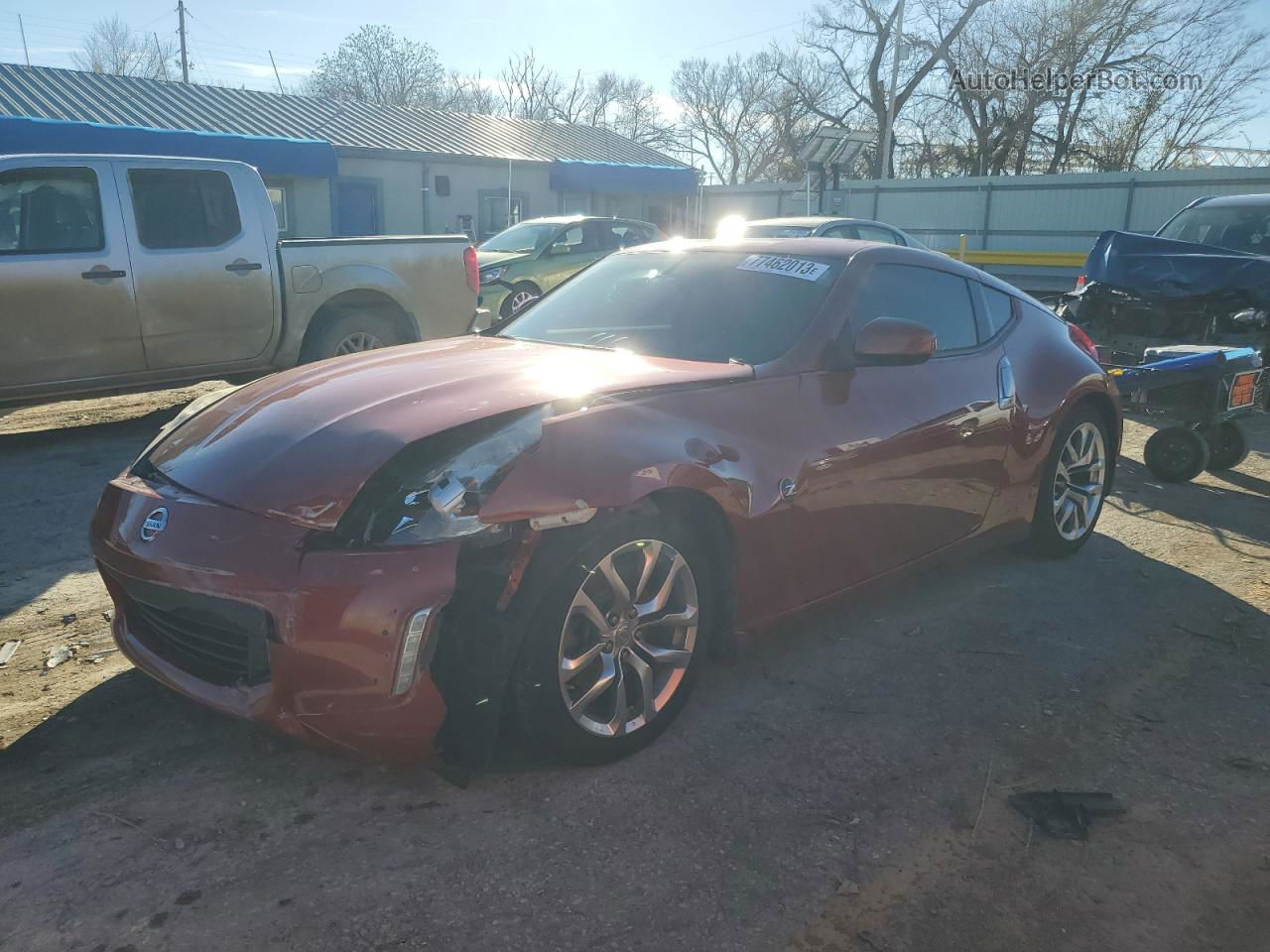 2014 Nissan 370z Base Красный vin: JN1AZ4EH2EM632145