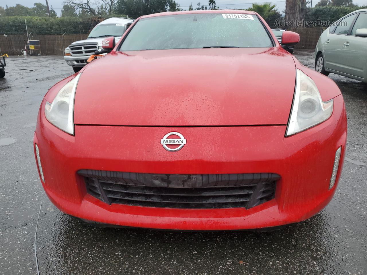 2014 Nissan 370z Base Red vin: JN1AZ4EH2EM632842