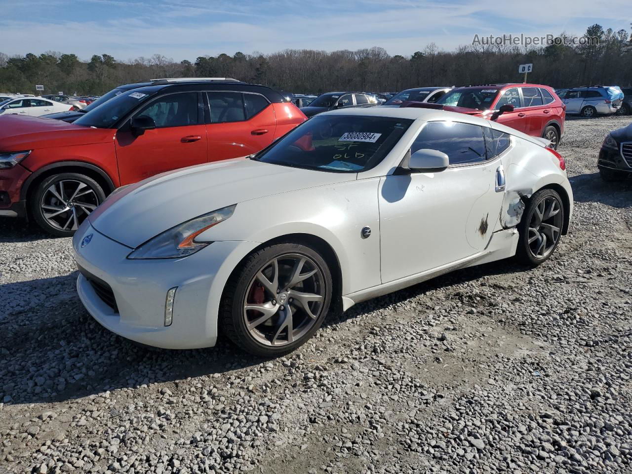 2014 Nissan 370z Base White vin: JN1AZ4EH3EM632722