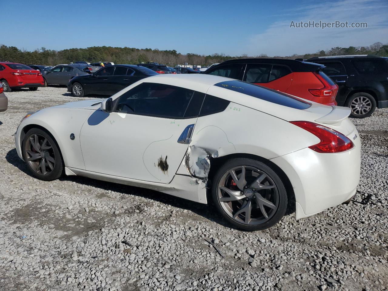 2014 Nissan 370z Base White vin: JN1AZ4EH3EM632722