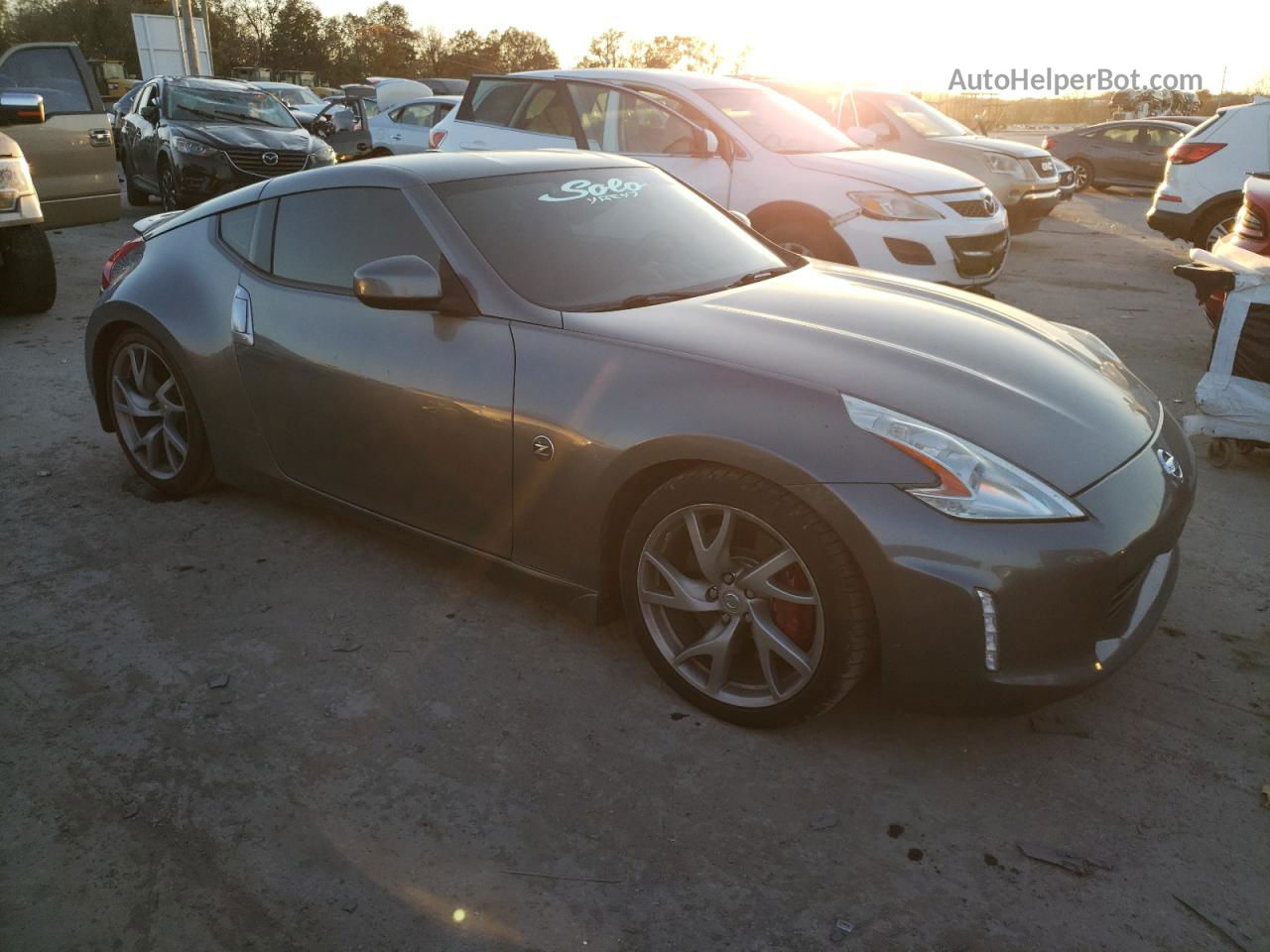 2014 Nissan 370z Base Серый vin: JN1AZ4EH3EM633045