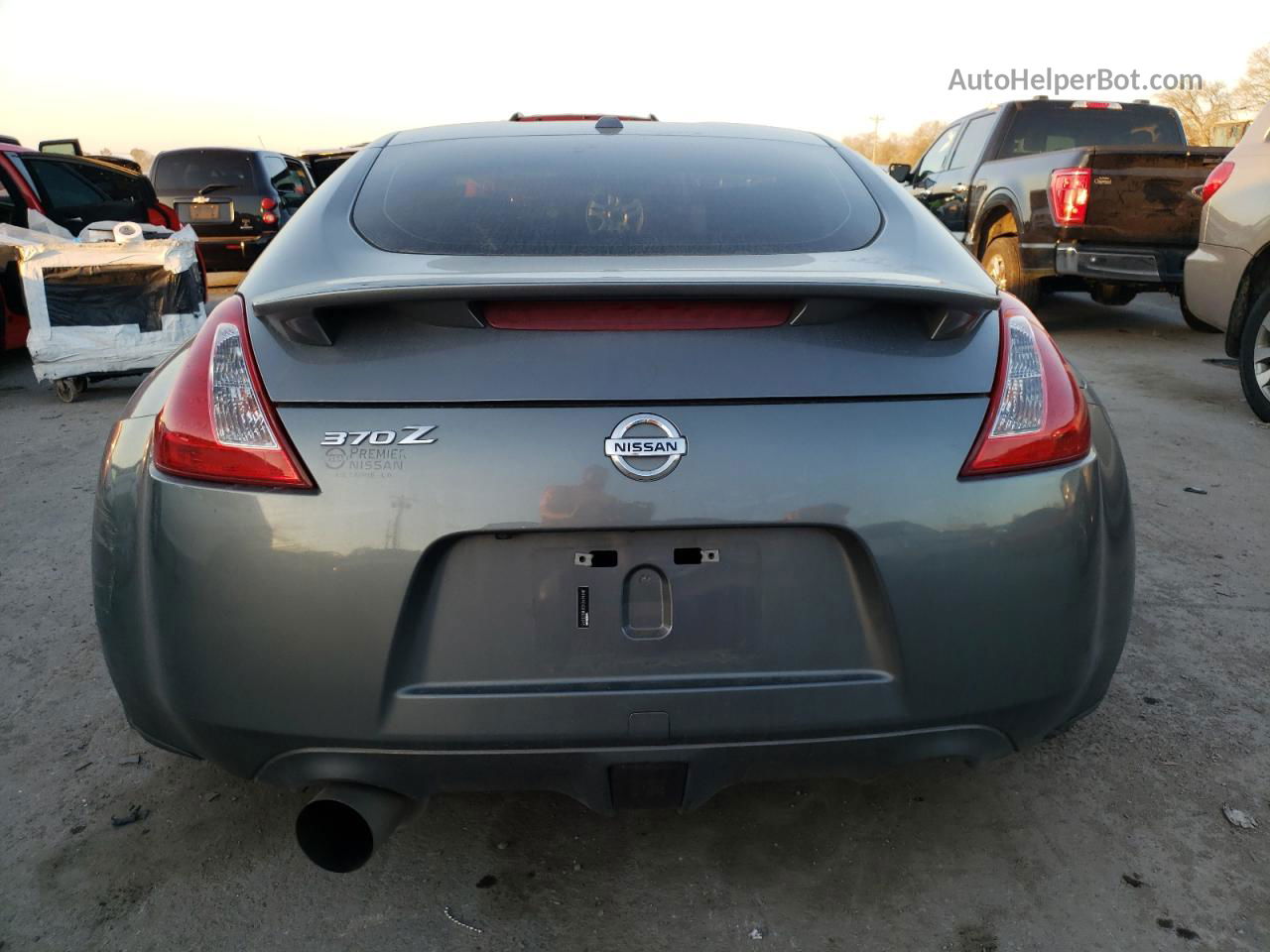 2014 Nissan 370z Base Серый vin: JN1AZ4EH3EM633045