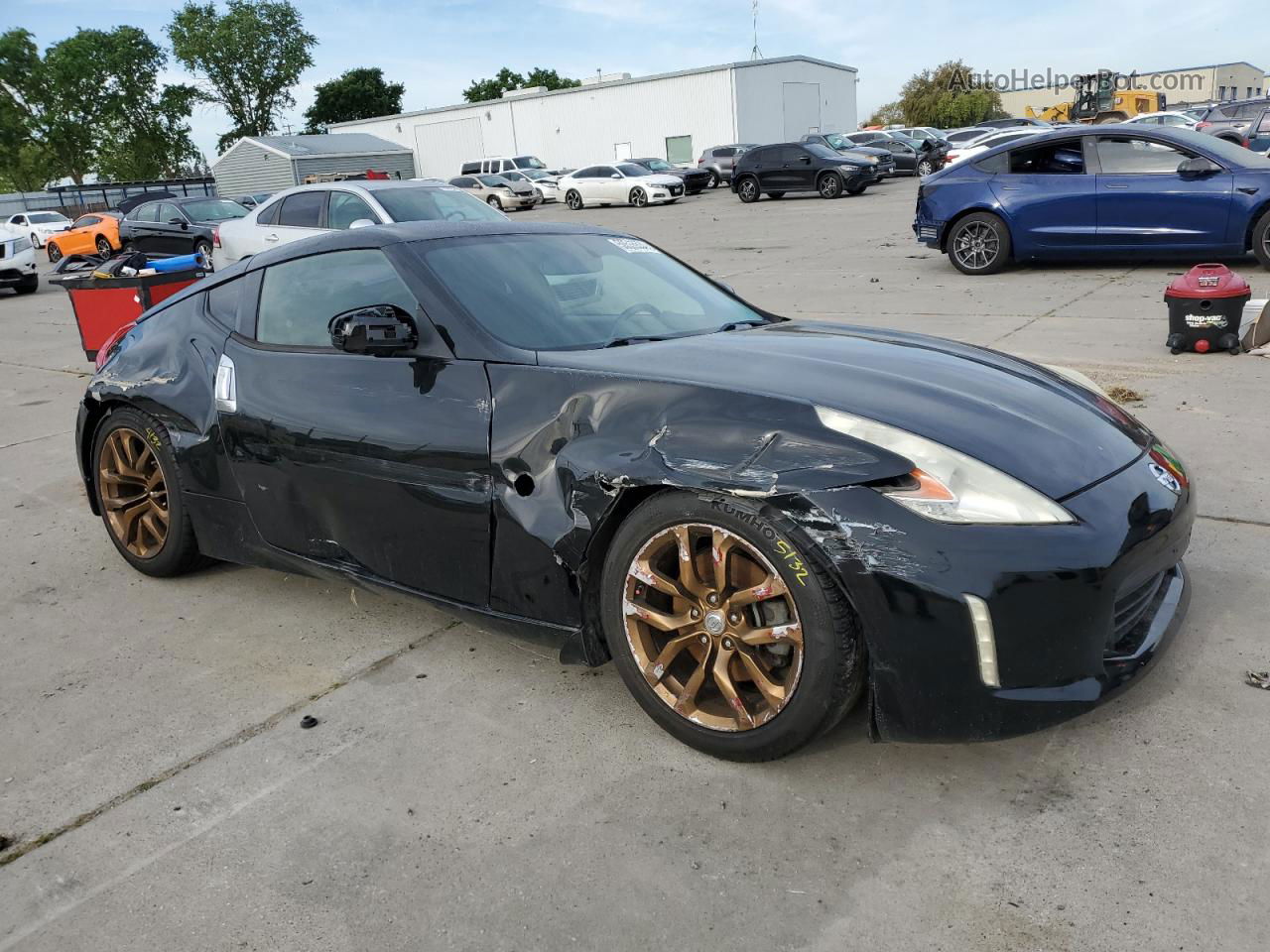 2014 Nissan 370z Base Black vin: JN1AZ4EH3EM635202