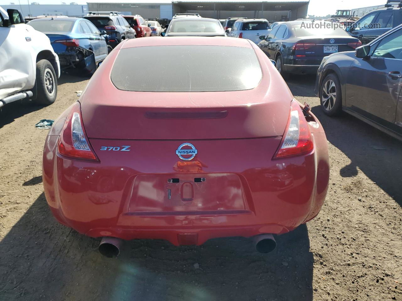 2014 Nissan 370z Base Red vin: JN1AZ4EH3EM636236