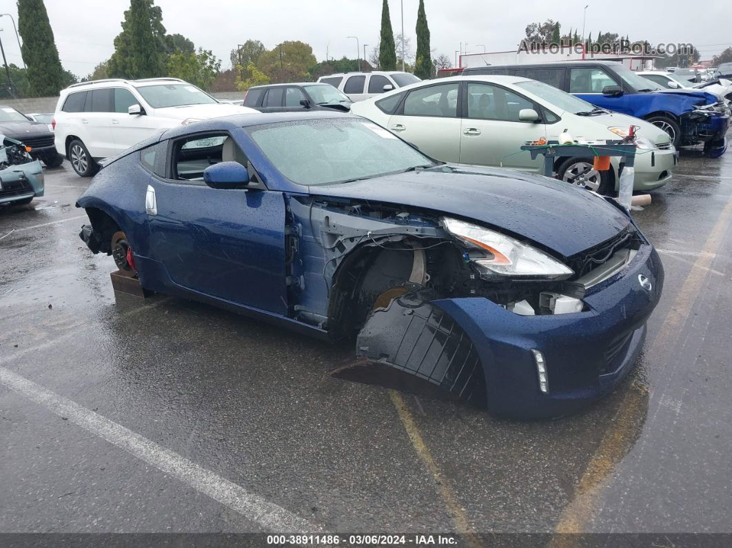 2014 Nissan 370z Touring Blue vin: JN1AZ4EH4EM630378