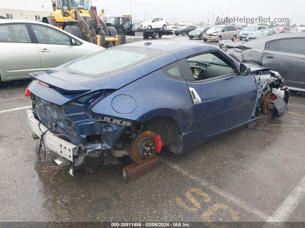 2014 Nissan 370z Touring Blue vin: JN1AZ4EH4EM630378