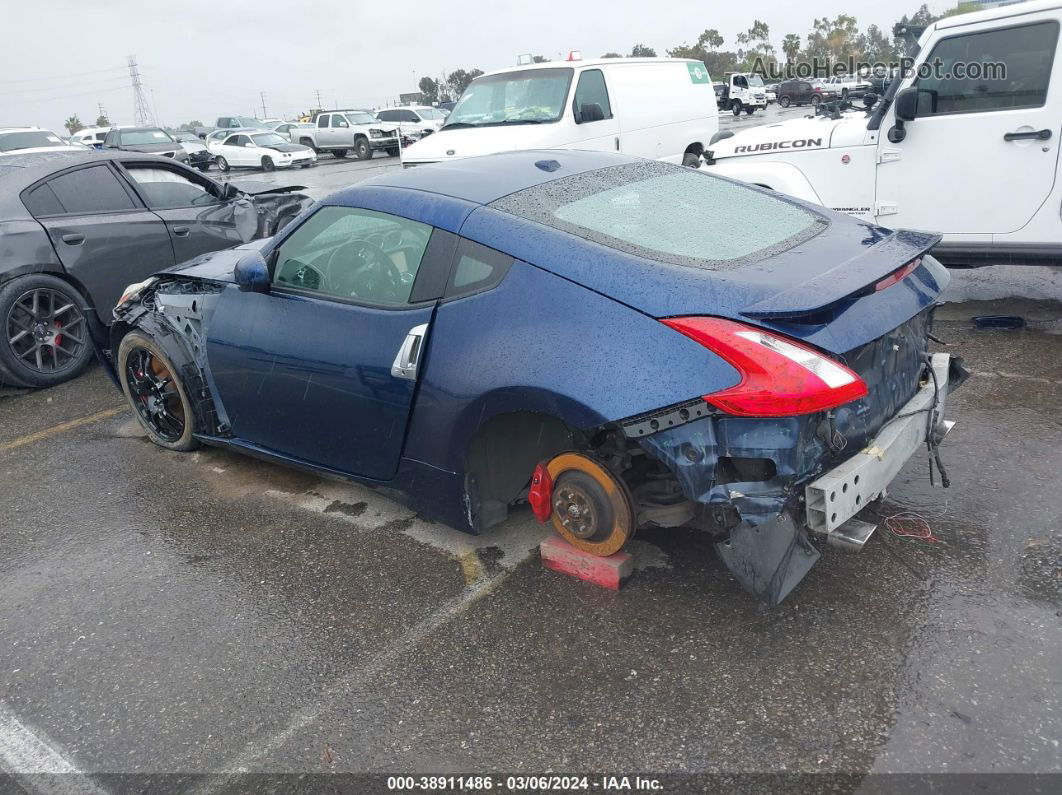 2014 Nissan 370z Touring Blue vin: JN1AZ4EH4EM630378