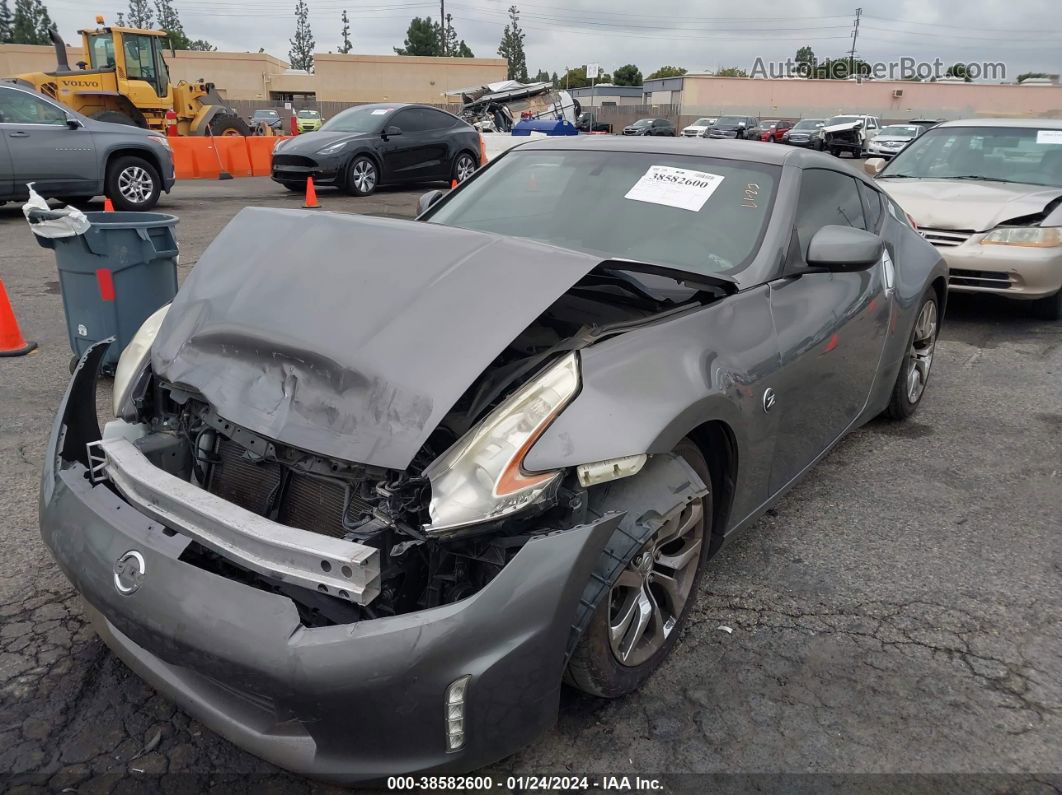 2014 Nissan 370z   Gray vin: JN1AZ4EH4EM630901