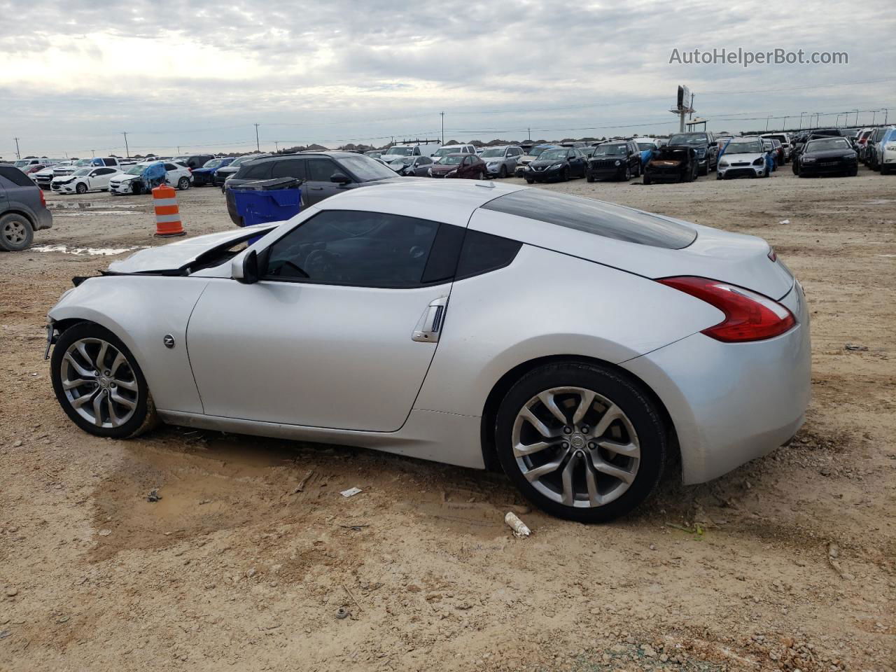 2014 Nissan 370z Base Silver vin: JN1AZ4EH5EM632463