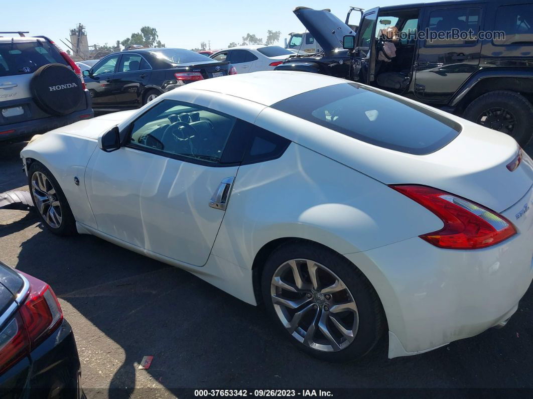 2014 Nissan 370z   White vin: JN1AZ4EH5EM632642