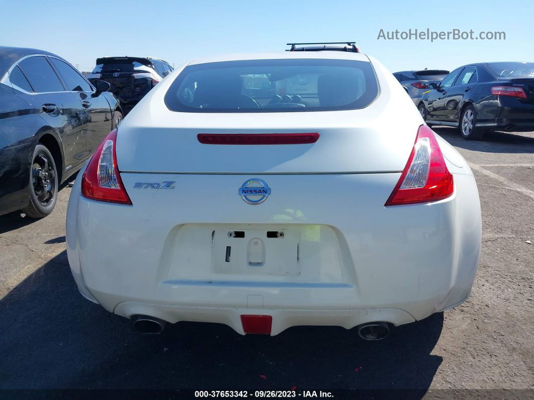 2014 Nissan 370z   White vin: JN1AZ4EH5EM632642