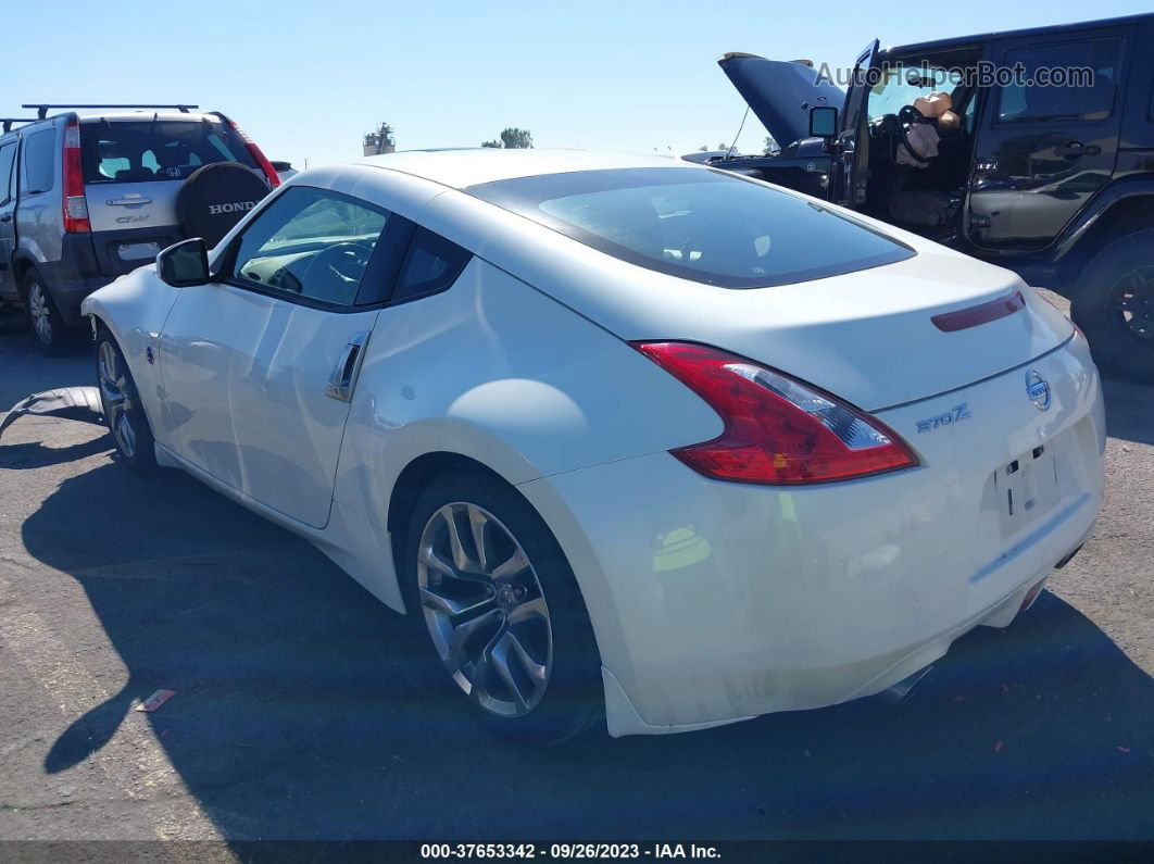 2014 Nissan 370z   White vin: JN1AZ4EH5EM632642