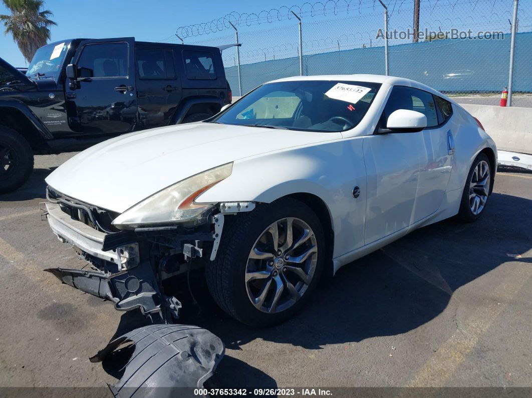 2014 Nissan 370z   White vin: JN1AZ4EH5EM632642