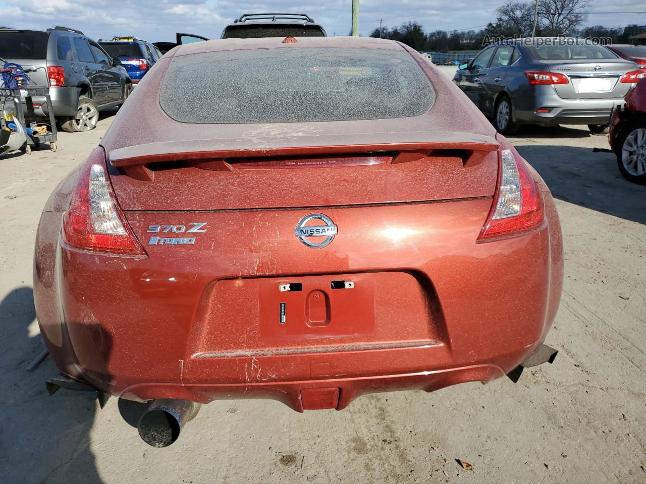 2014 Nissan 370z Base Orange vin: JN1AZ4EH5EM632768