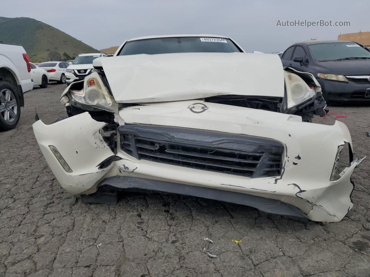 2014 Nissan 370z Base White vin: JN1AZ4EH6EM632164