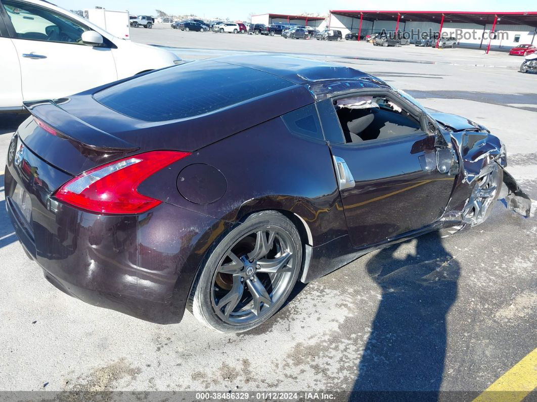 2014 Nissan 370z Burgundy vin: JN1AZ4EH6EM635453