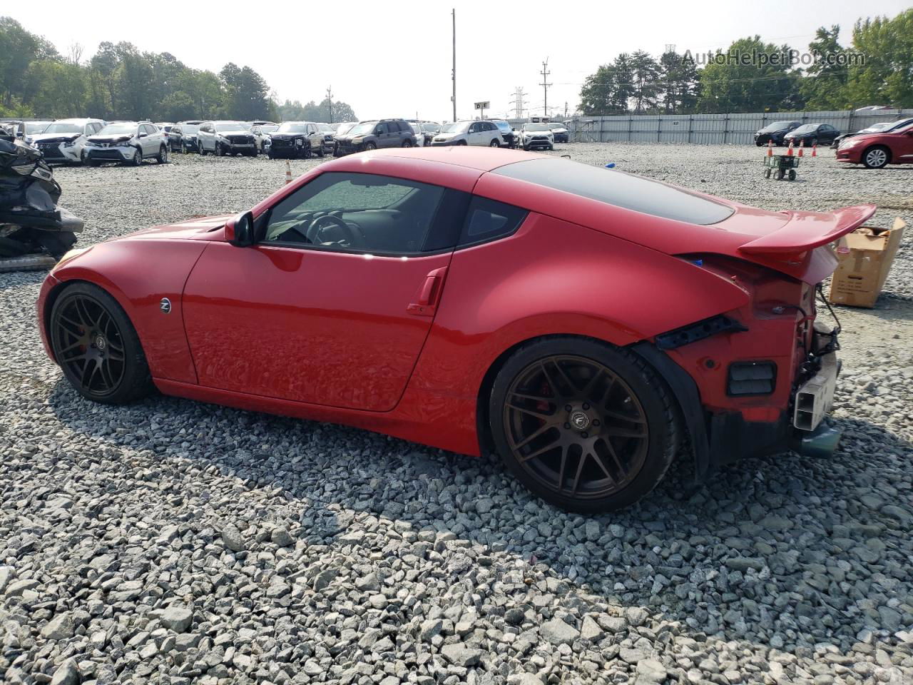 2014 Nissan 370z Base Red vin: JN1AZ4EH6EM635632