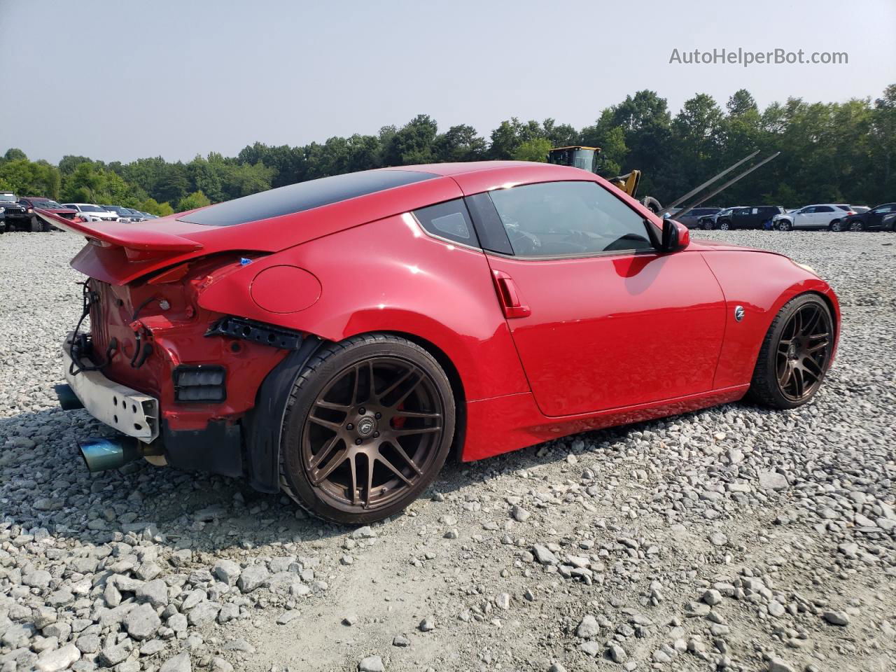 2014 Nissan 370z Base Red vin: JN1AZ4EH6EM635632