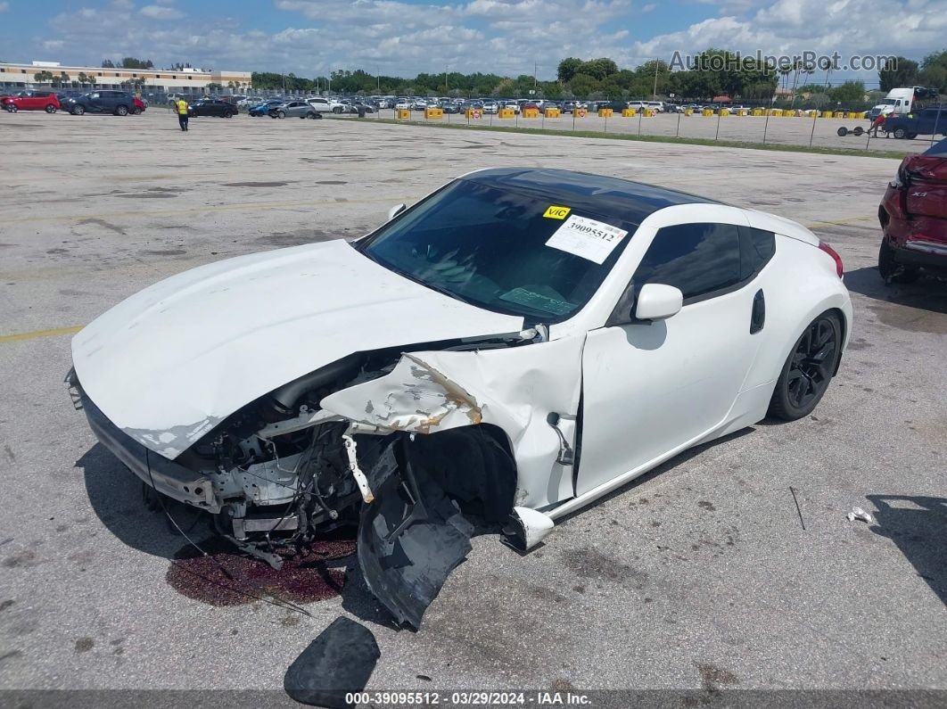 2014 Nissan 370z   White vin: JN1AZ4EH7EM633260