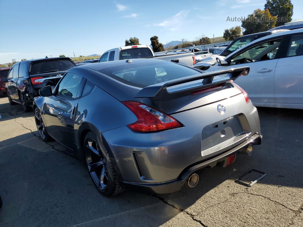 2014 Nissan 370z Base Gray vin: JN1AZ4EH7EM634134