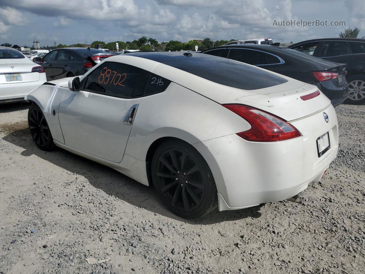 2014 Nissan 370z Base White vin: JN1AZ4EH8EM632280