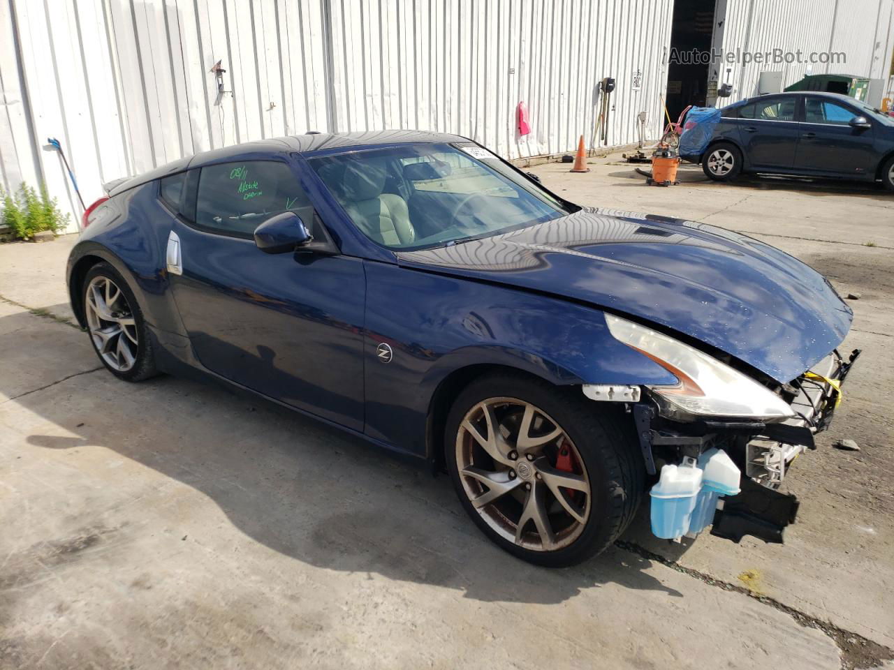 2014 Nissan 370z Base Blue vin: JN1AZ4EH8EM634479