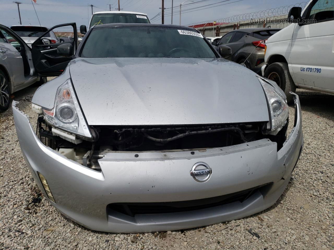 2014 Nissan 370z Base Silver vin: JN1AZ4EH8EM635647