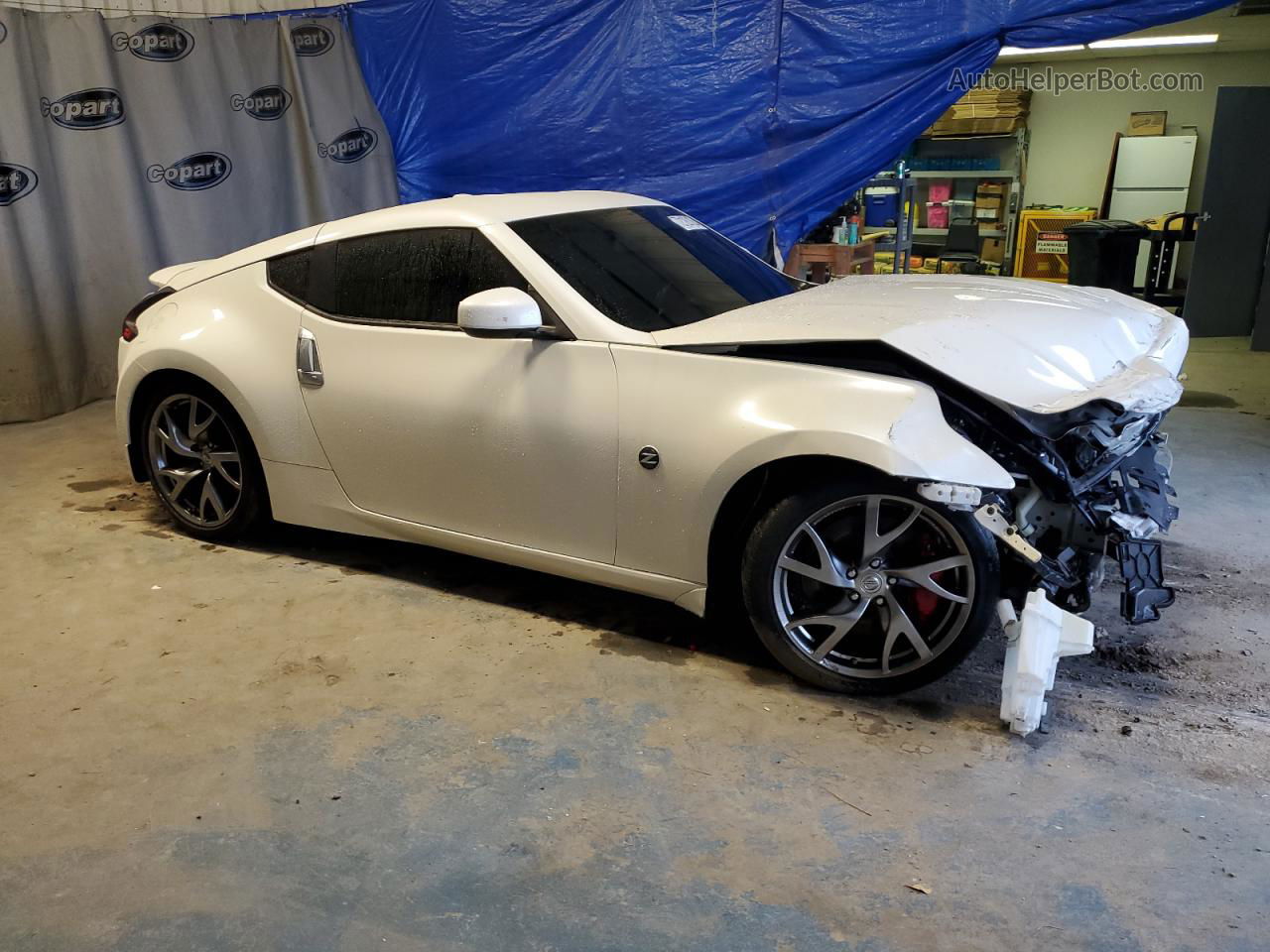 2014 Nissan 370z Base White vin: JN1AZ4EH9EM630179