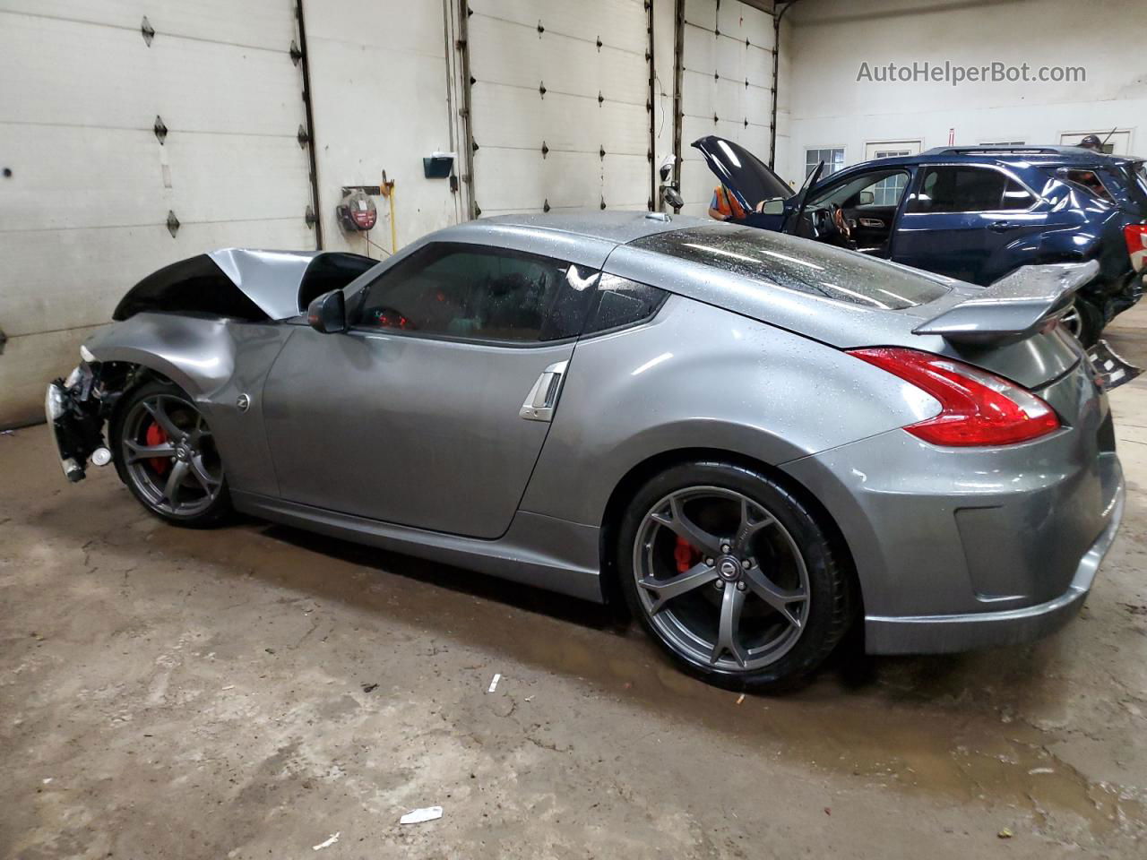 2014 Nissan 370z Base Серый vin: JN1AZ4EH9EM631462