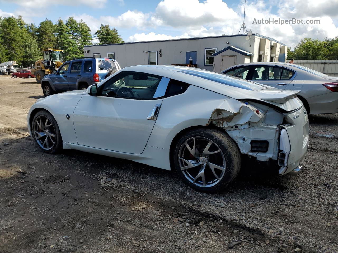 2014 Nissan 370z Base White vin: JN1AZ4EH9EM635365