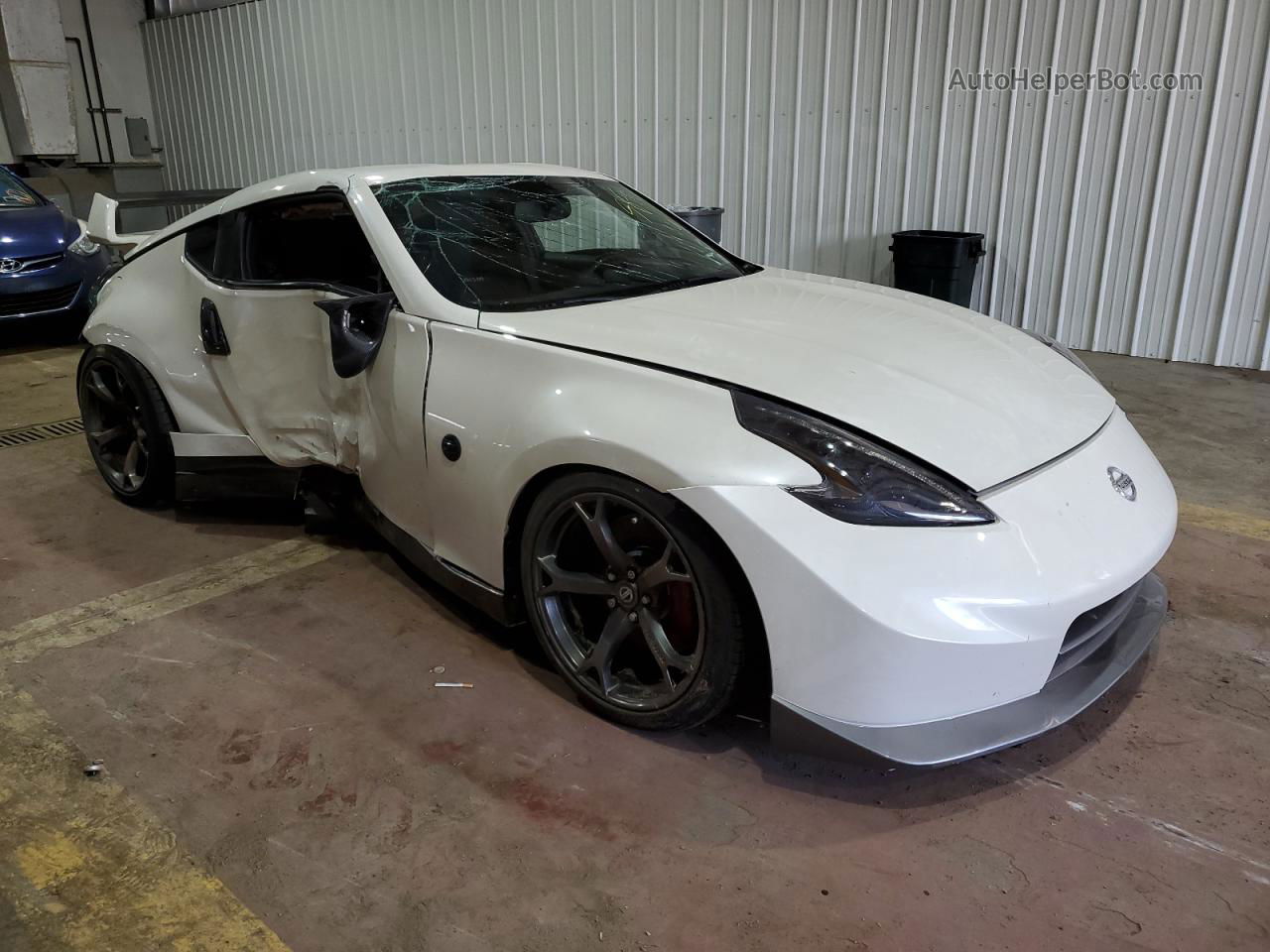 2014 Nissan 370z Base White vin: JN1AZ4EH9EM636578