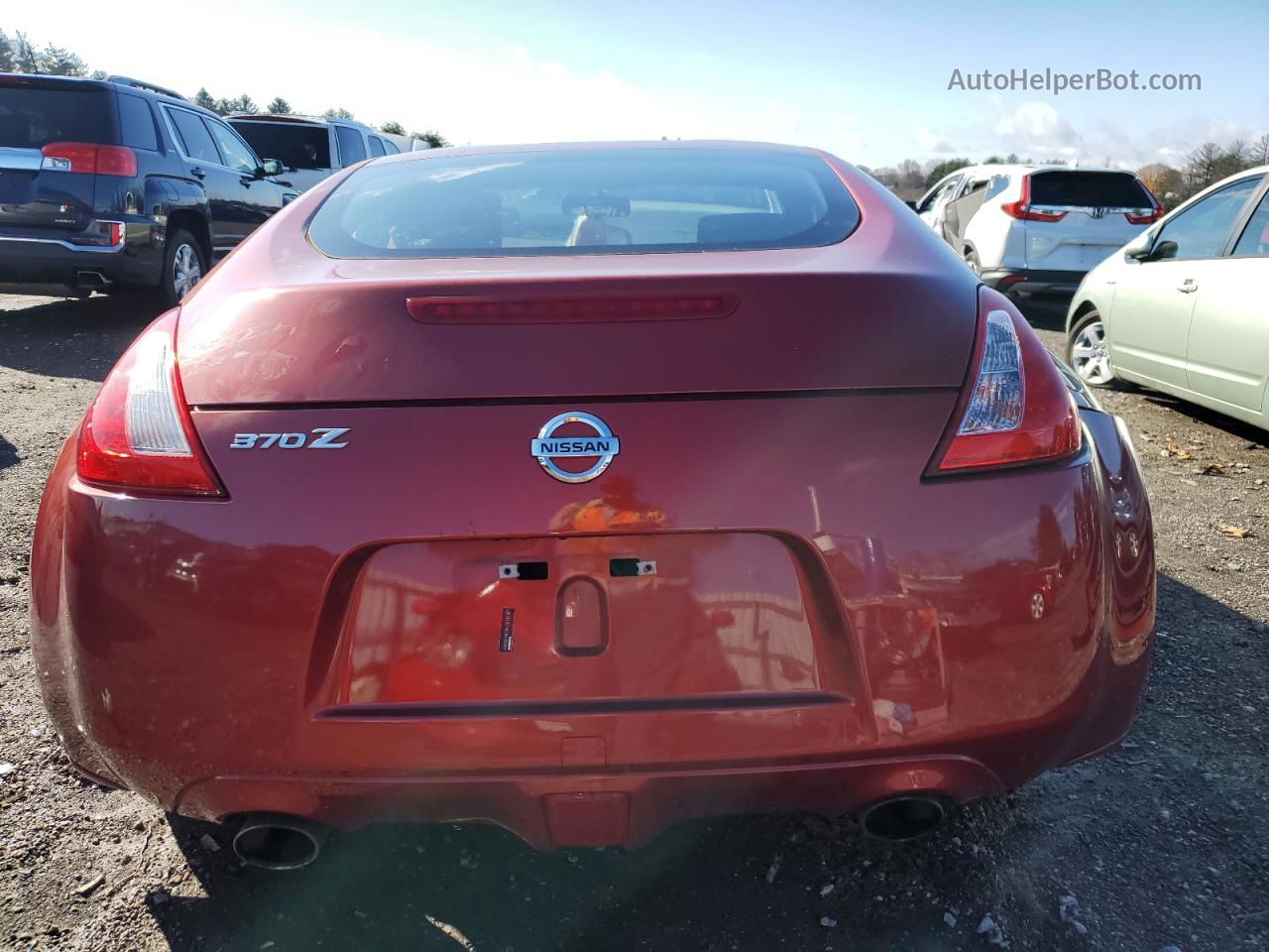 2014 Nissan 370z Base Red vin: JN1AZ4EH9EM636984