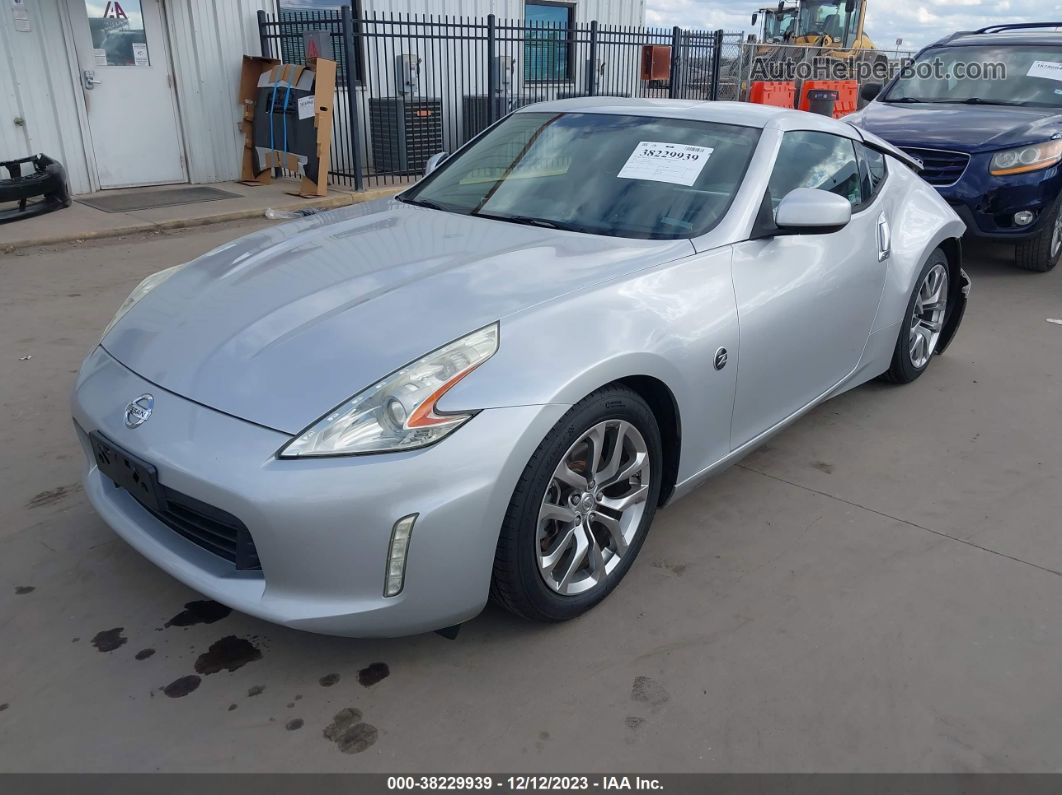 2014 Nissan 370z   Silver vin: JN1AZ4EHXEM630921