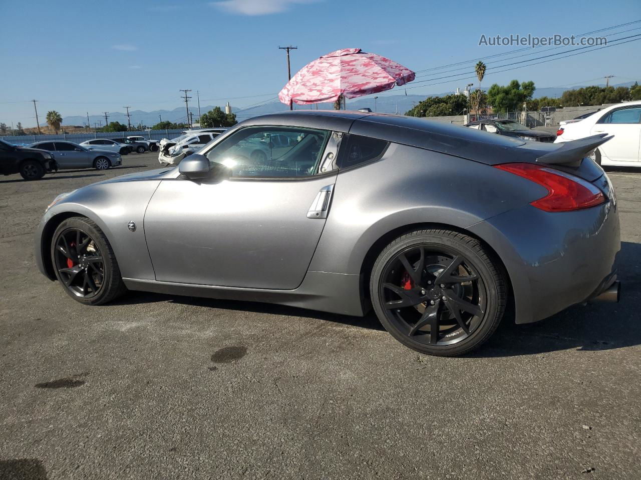 2014 Nissan 370z Base Серый vin: JN1AZ4EHXEM631325