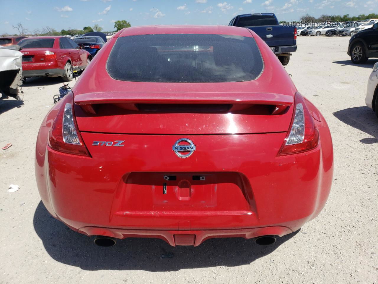 2014 Nissan 370z Base Red vin: JN1AZ4EHXEM631518