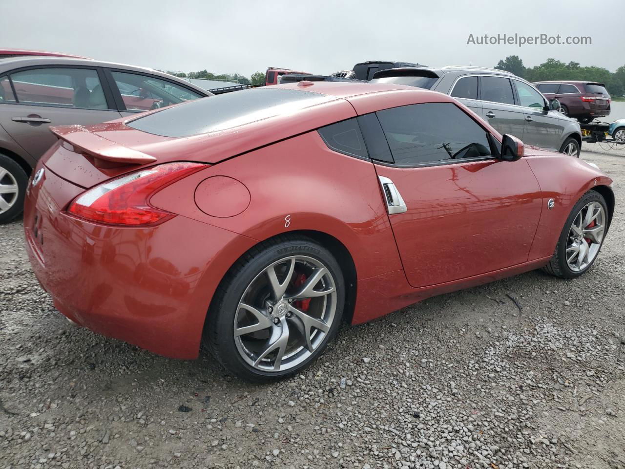 2014 Nissan 370z Base Orange vin: JN1AZ4EHXEM631700