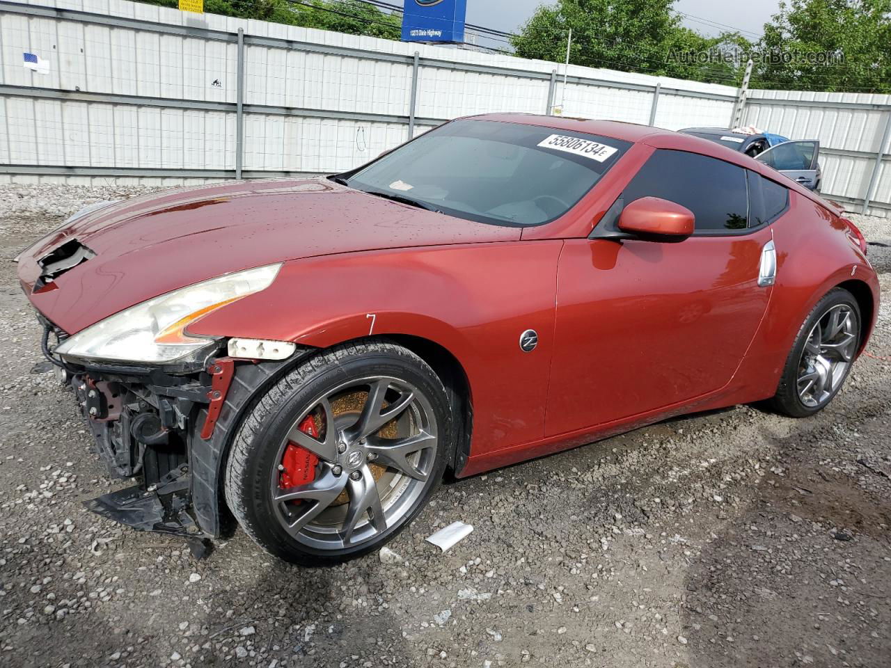 2014 Nissan 370z Base Orange vin: JN1AZ4EHXEM631700