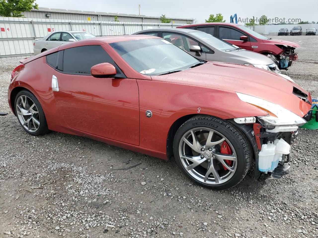 2014 Nissan 370z Base Orange vin: JN1AZ4EHXEM631700