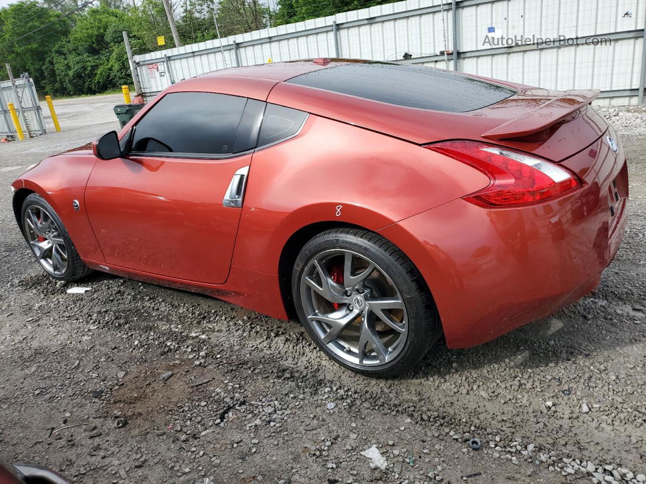 2014 Nissan 370z Base Orange vin: JN1AZ4EHXEM631700