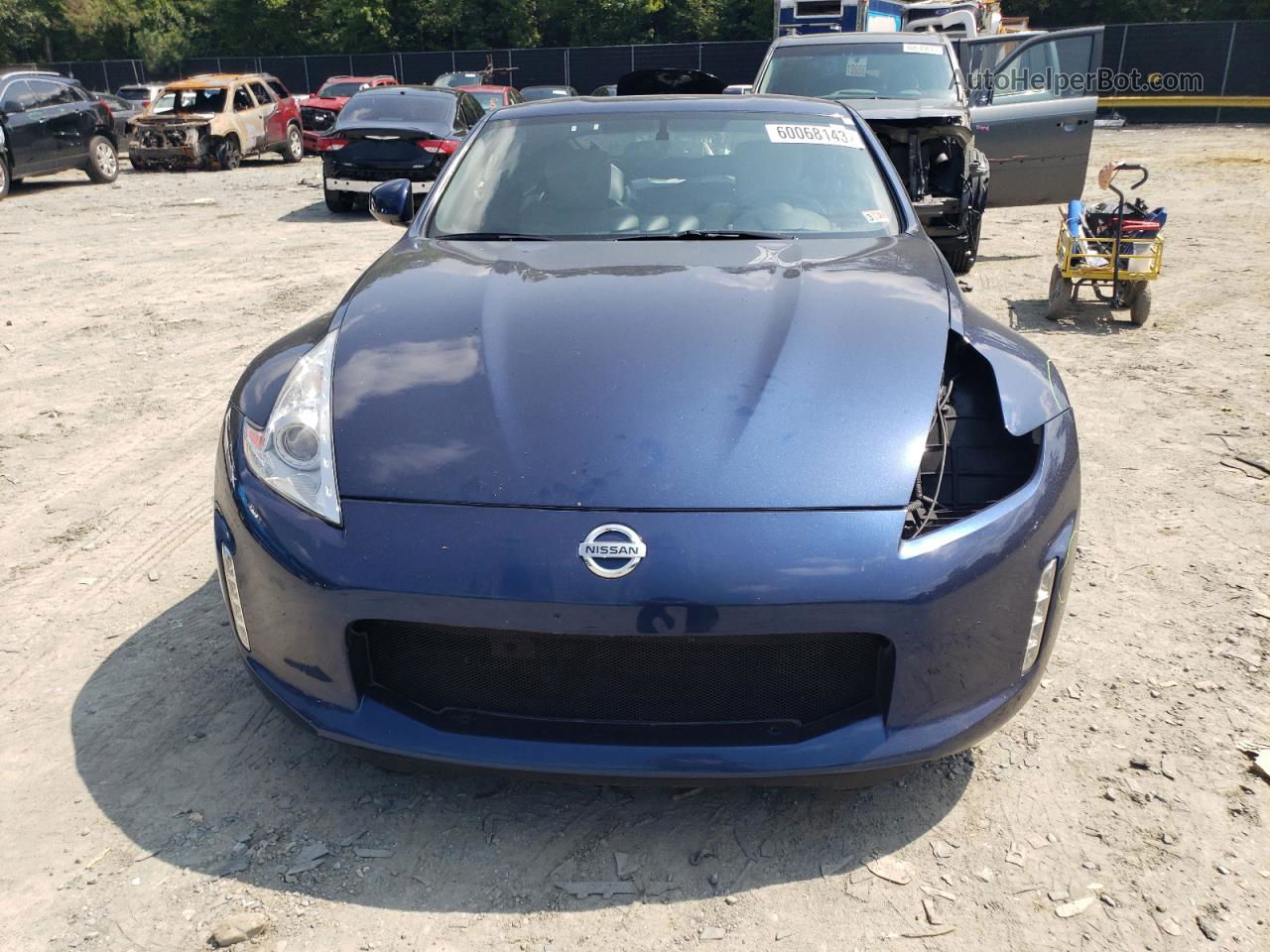 2014 Nissan 370z Base Blue vin: JN1AZ4EHXEM635066