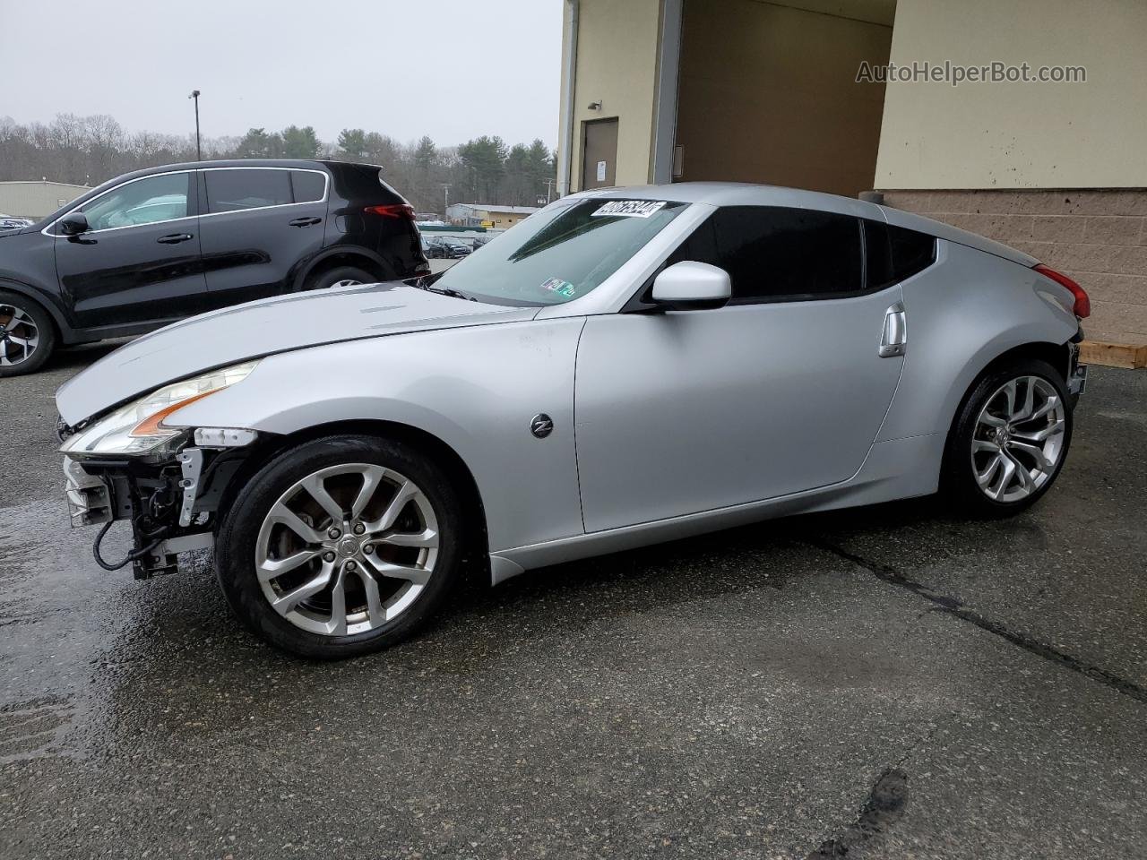 2014 Nissan 370z Base Серебряный vin: JN1AZ4EHXEM635892